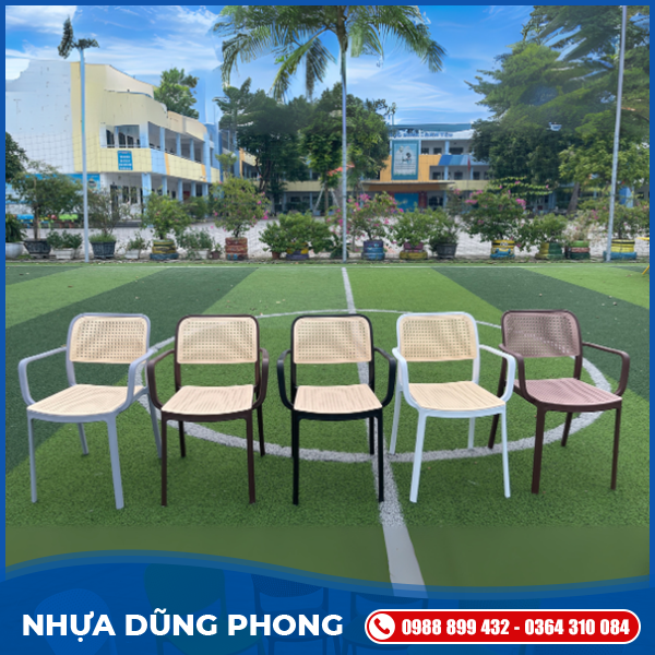 Ghế giả mây có tay	